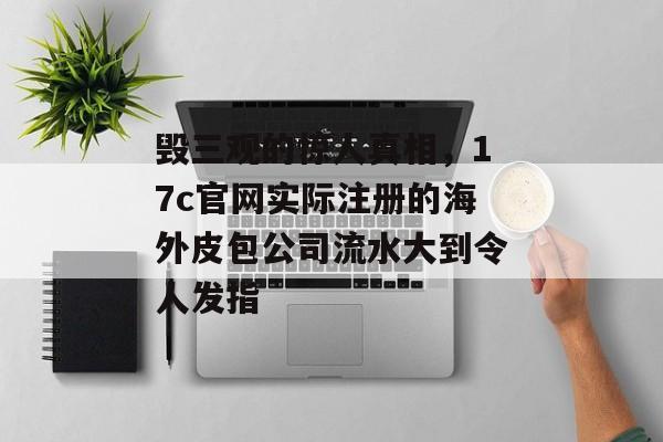 毁三观的惊人真相,17c官网实际注册的海外皮包公司流水大到令人发指