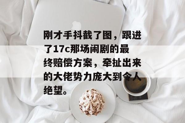 刚才手抖截了图，跟进了17c那场闹剧的最终赔偿方案，牵扯出来的大佬势力庞大到令人绝望。